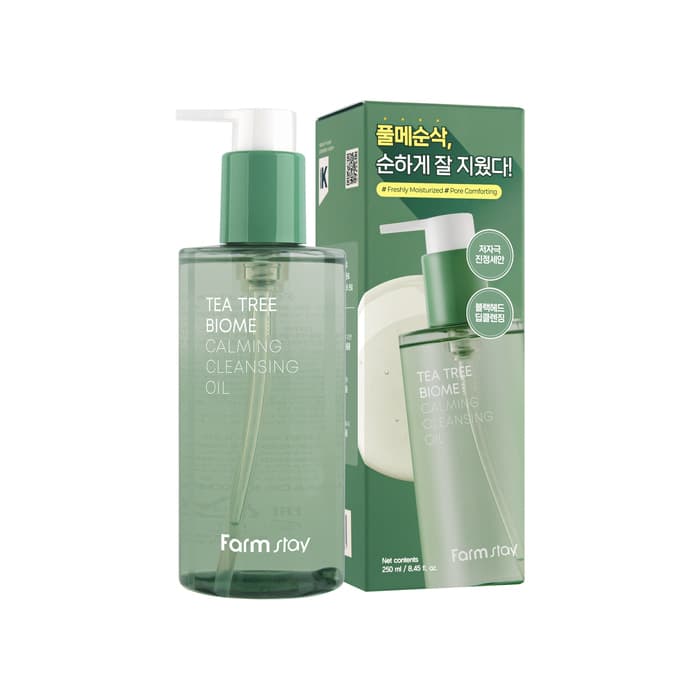 Farmstay Tea Tree Biome Calming Cleansing Oil 250ml